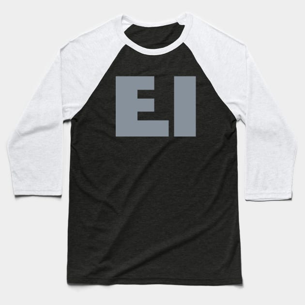 E1 Marking Baseball T-Shirt by Ekliptik